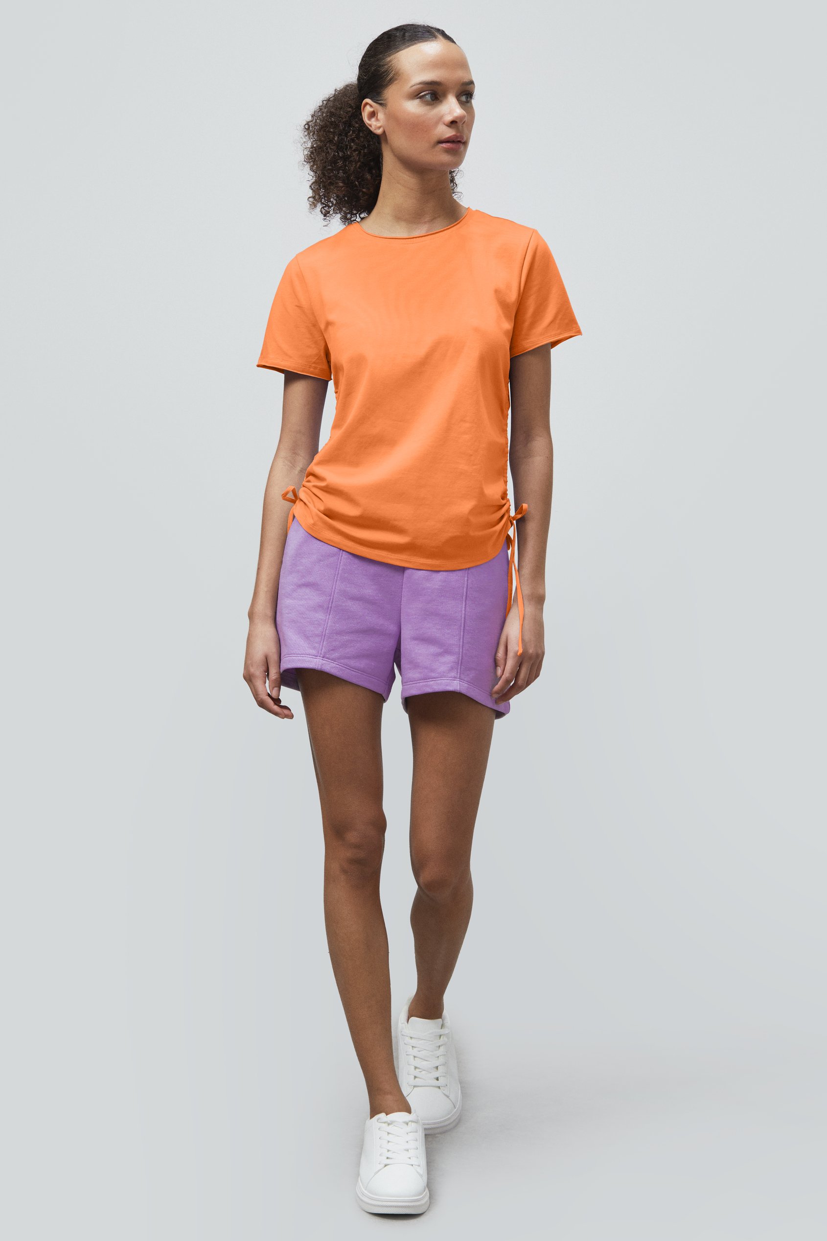 Ruched Side Seam T-Shirt