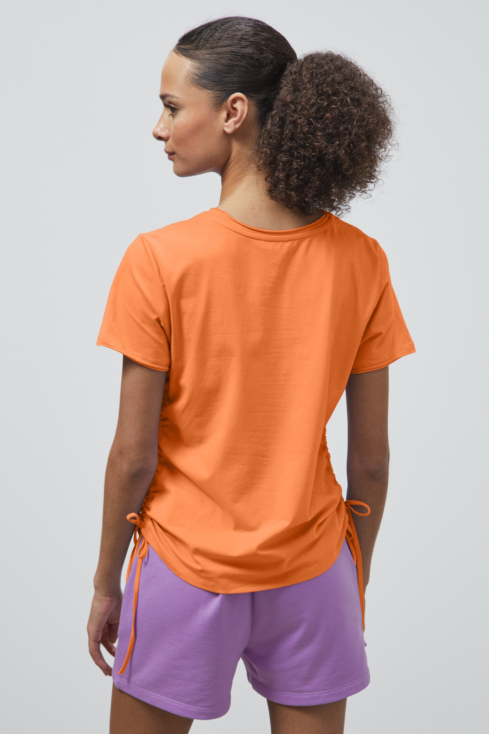 Ruched Side Seam T-Shirt