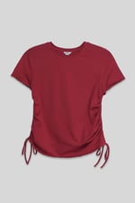 Ruched Side Seam T-Shirt