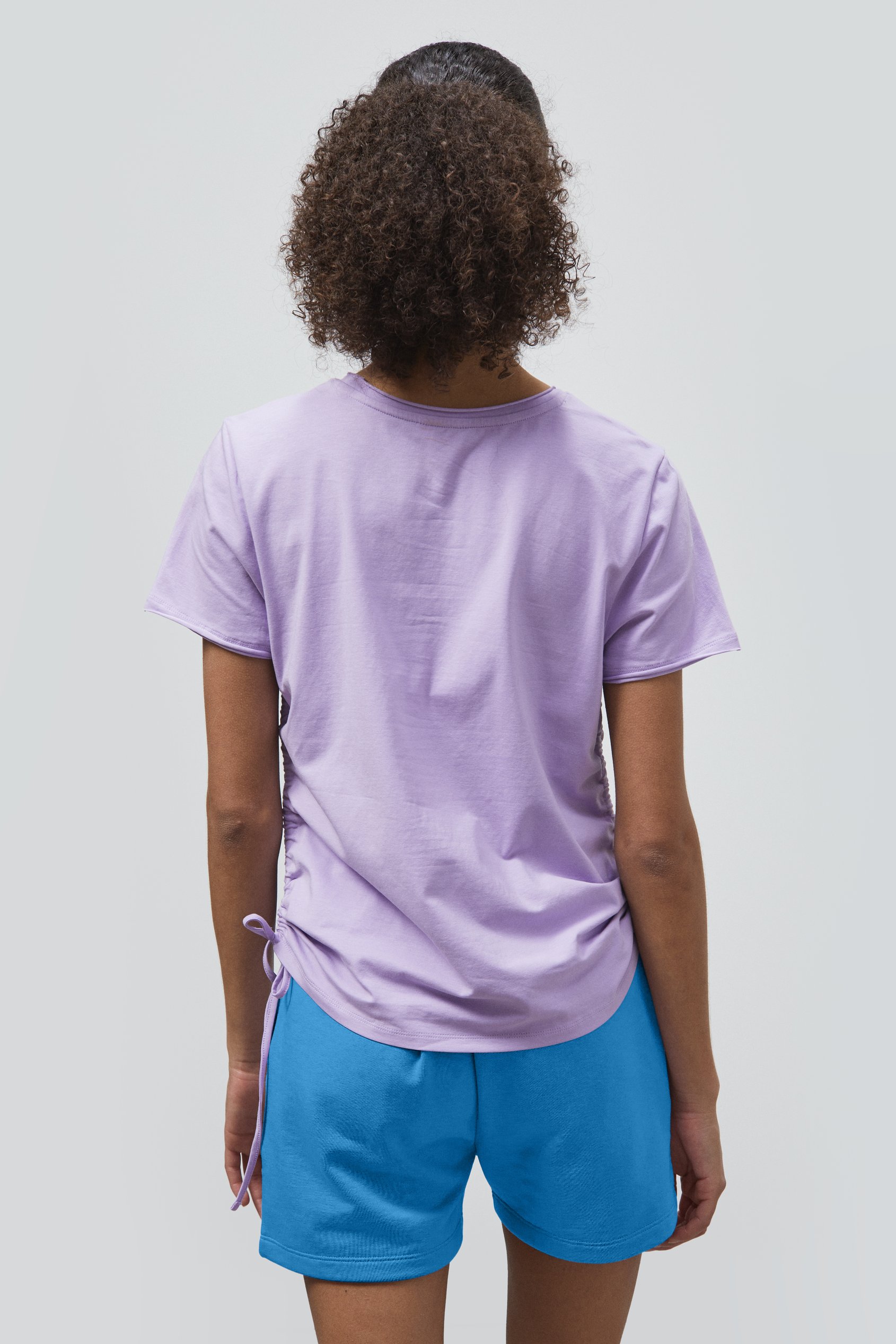 Ruched Side Seam T-Shirt