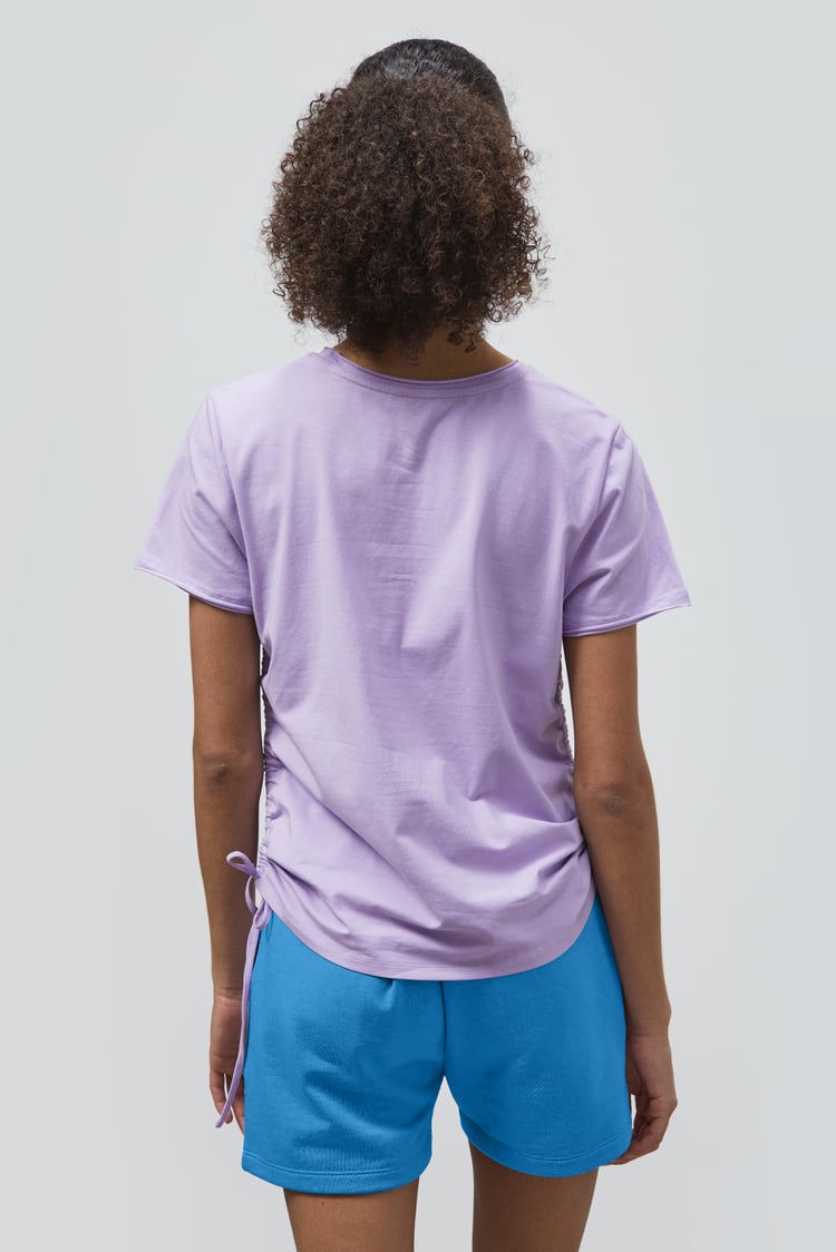 Ruched Side Seam T-Shirt