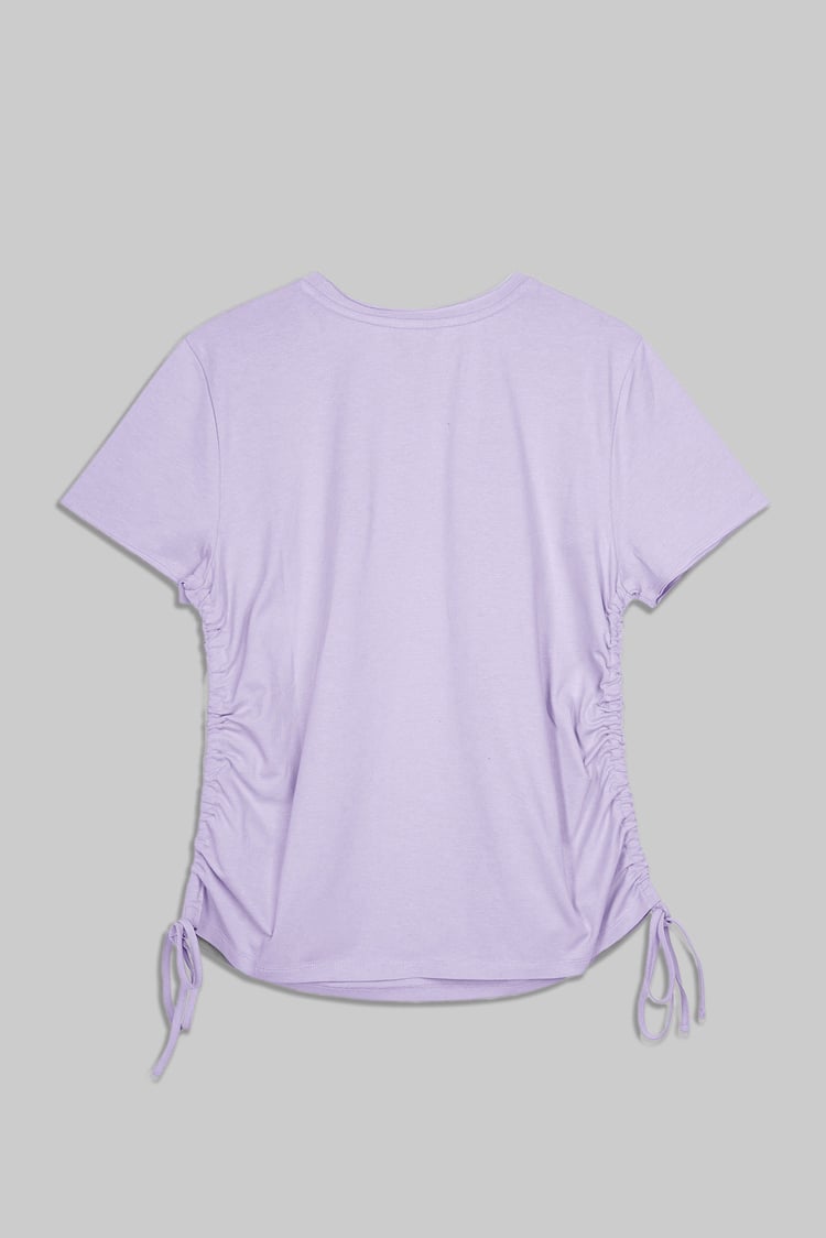 Ruched Side Seam T-Shirt