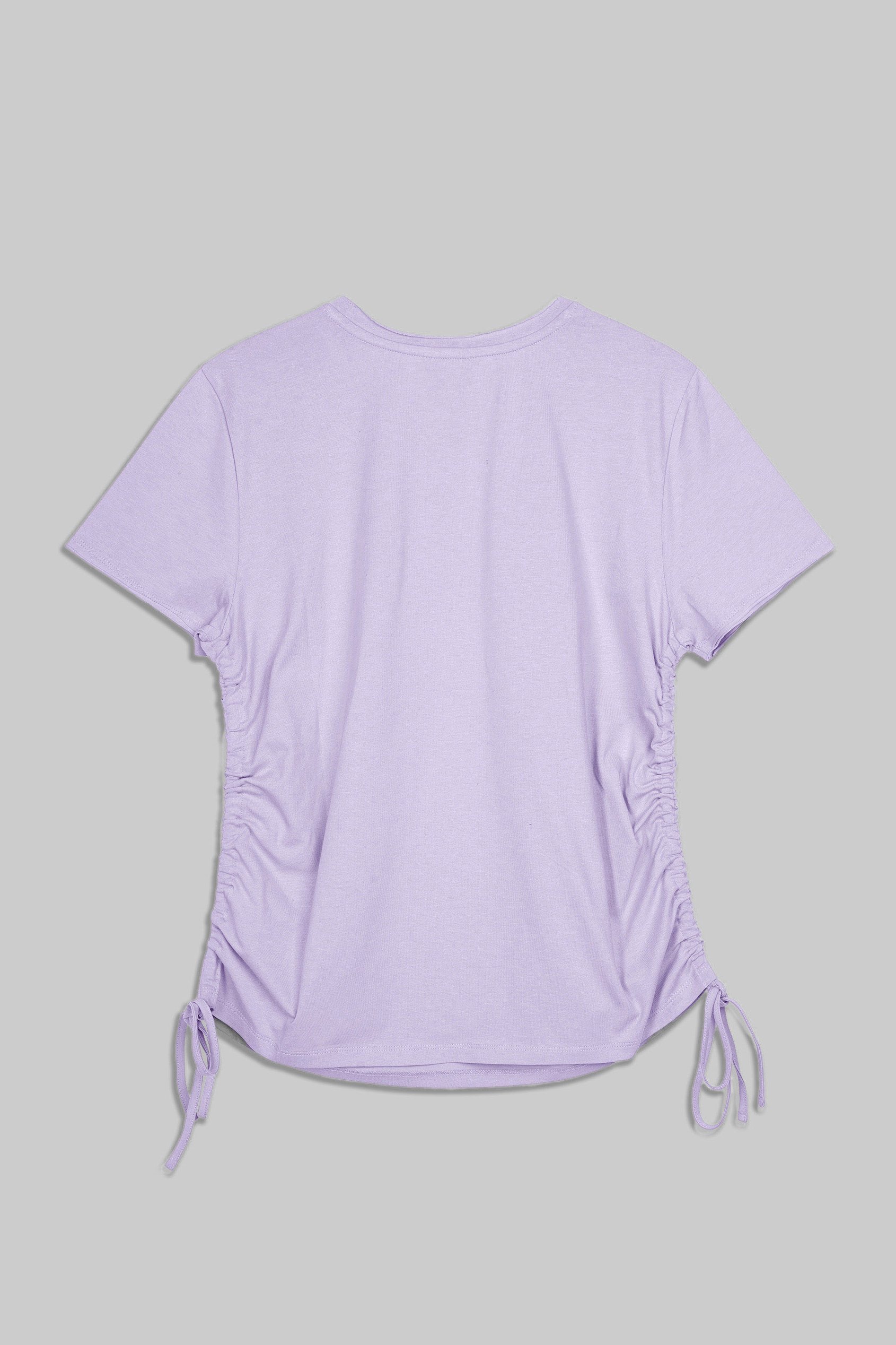 Ruched Side Seam T-Shirt