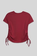 Ruched Side Seam T-Shirt