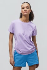 Ruched Side Seam T-Shirt