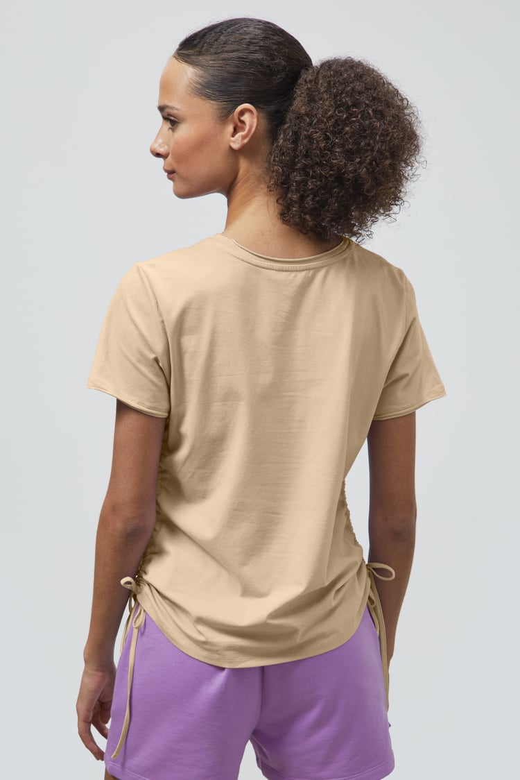 Ruched Side Seam T-Shirt