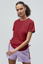 Ruched Side Seam T-Shirt