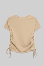 Ruched Side Seam T-Shirt