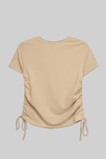 Ruched Side Seam T-Shirt