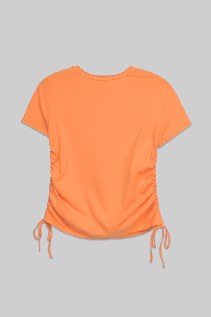 Ruched Side Seam T-Shirt