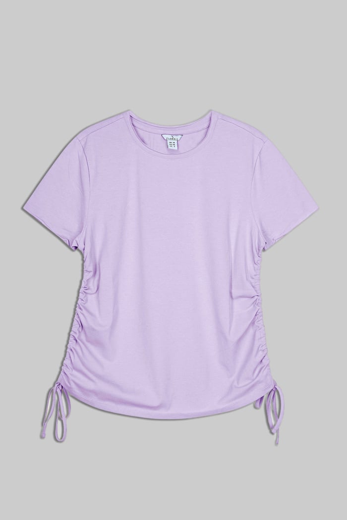 Ruched Side Seam T-Shirt