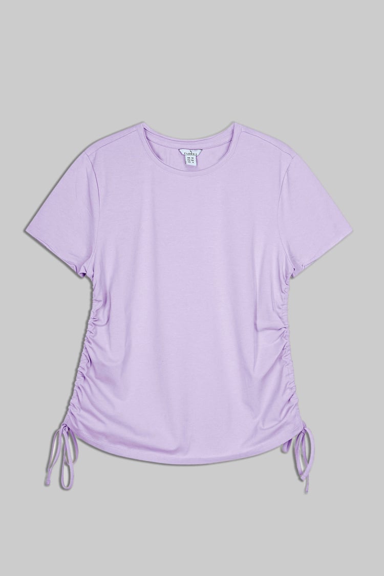Ruched Side Seam T-Shirt