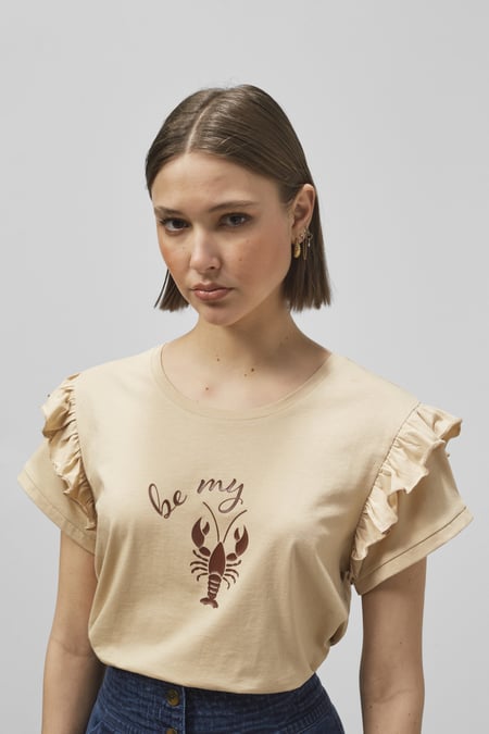 Silver Lobster HD Print T-shirt