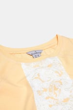 Patch Print Short Sleeve Raglan T-shirts