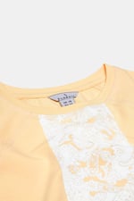 Patch Print Short Sleeve Raglan T-shirts