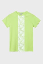 Patch Print Short Sleeve Raglan T-shirts