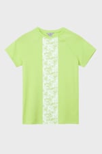 Patch Print Short Sleeve Raglan T-shirts