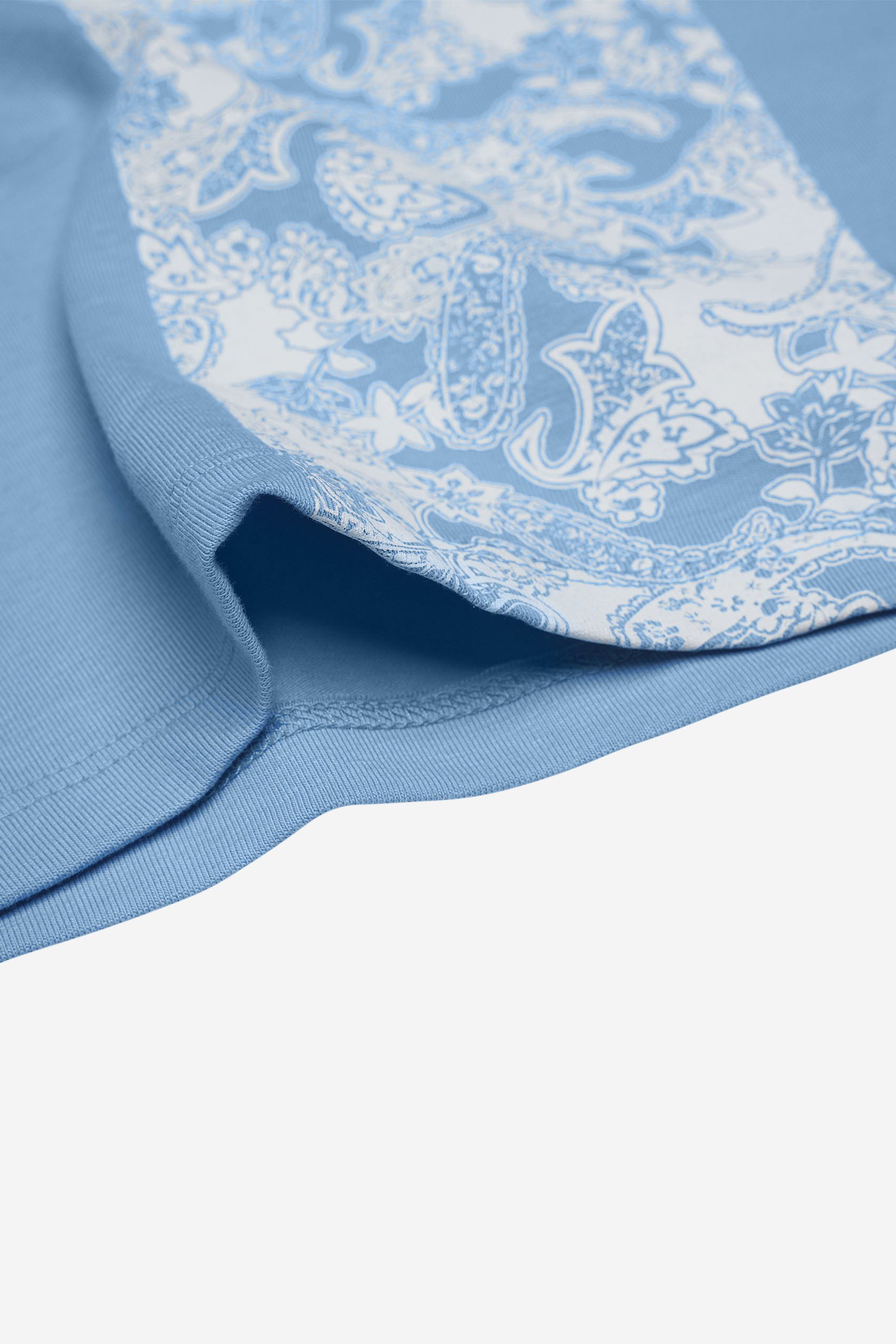 Patch Print Short Sleeve Raglan T-shirts