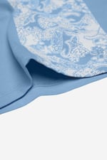 Patch Print Short Sleeve Raglan T-shirts