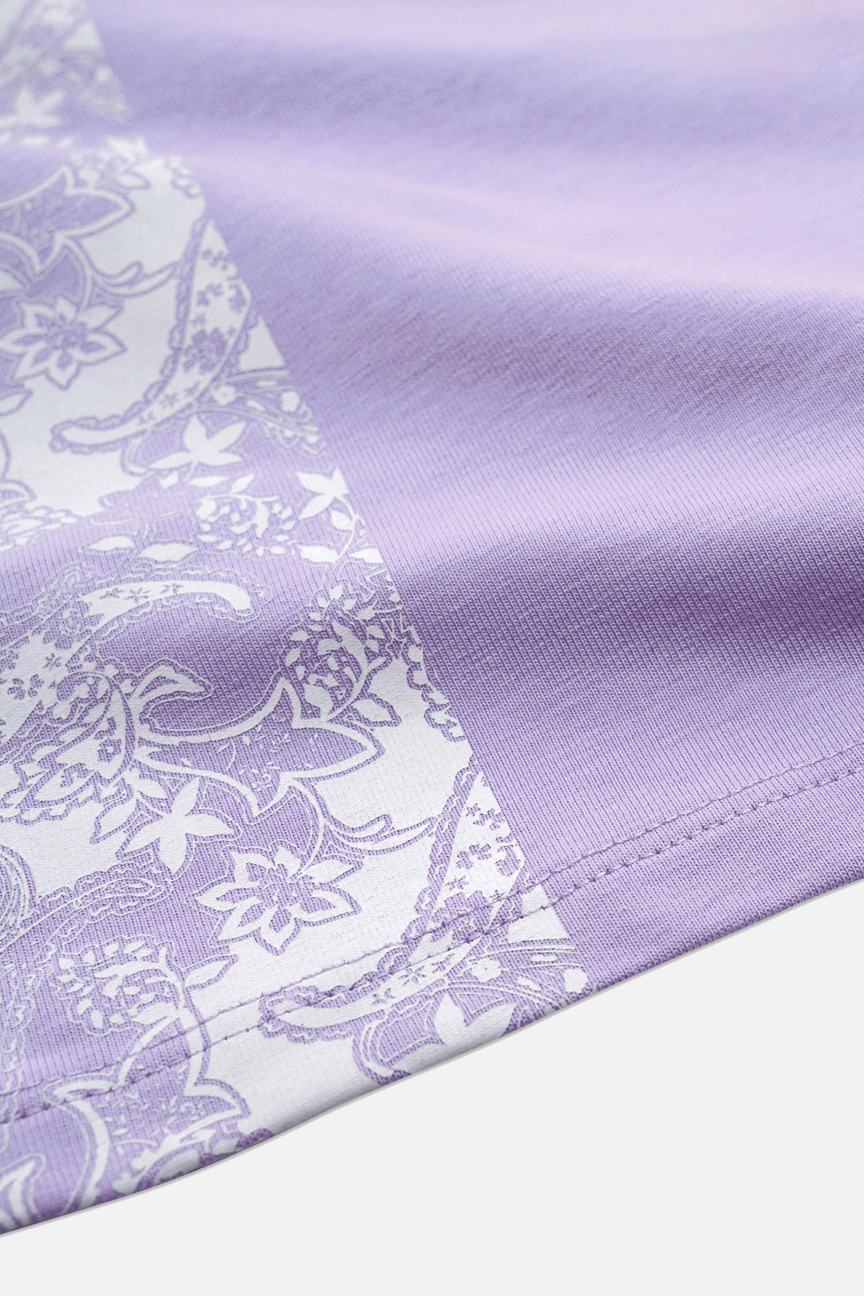 Patch Print Short Sleeve Raglan T-shirts