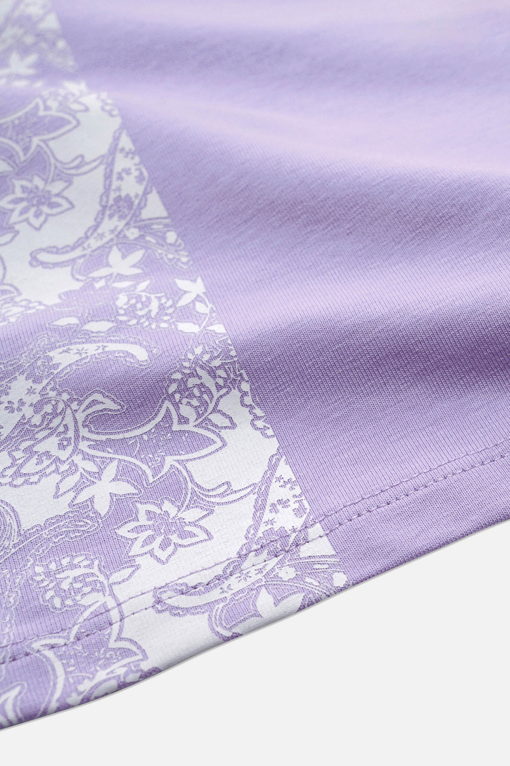 Patch Print Short Sleeve Raglan T-shirts