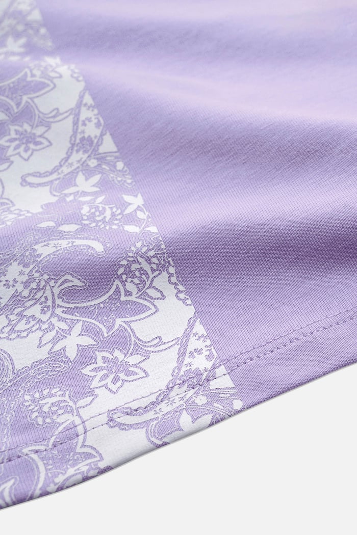 Patch Print Short Sleeve Raglan T-shirts