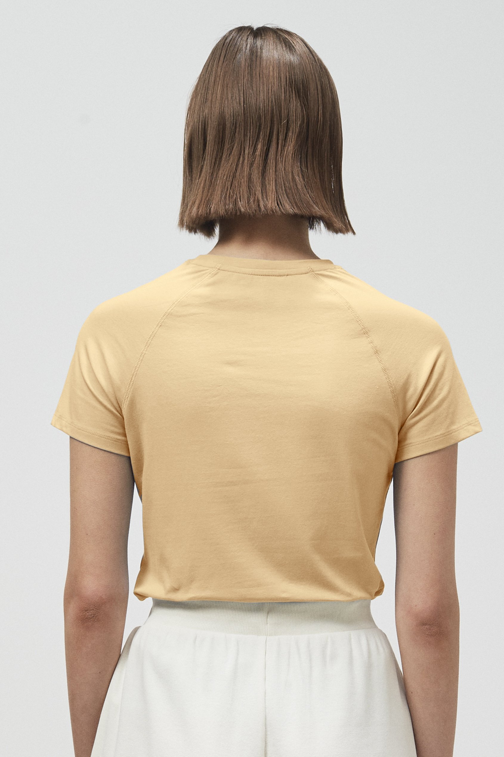 Patch Print Short Sleeve Raglan T-shirts