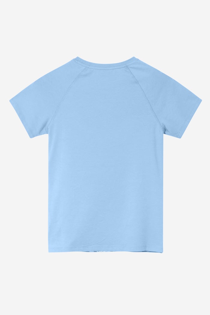 Patch Print Short Sleeve Raglan T-shirts