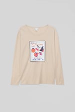 Post Card Printed T-Shirt