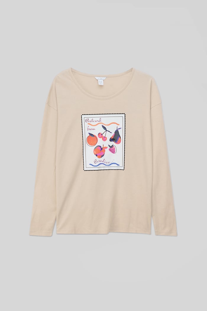 Post Card Printed T-Shirt