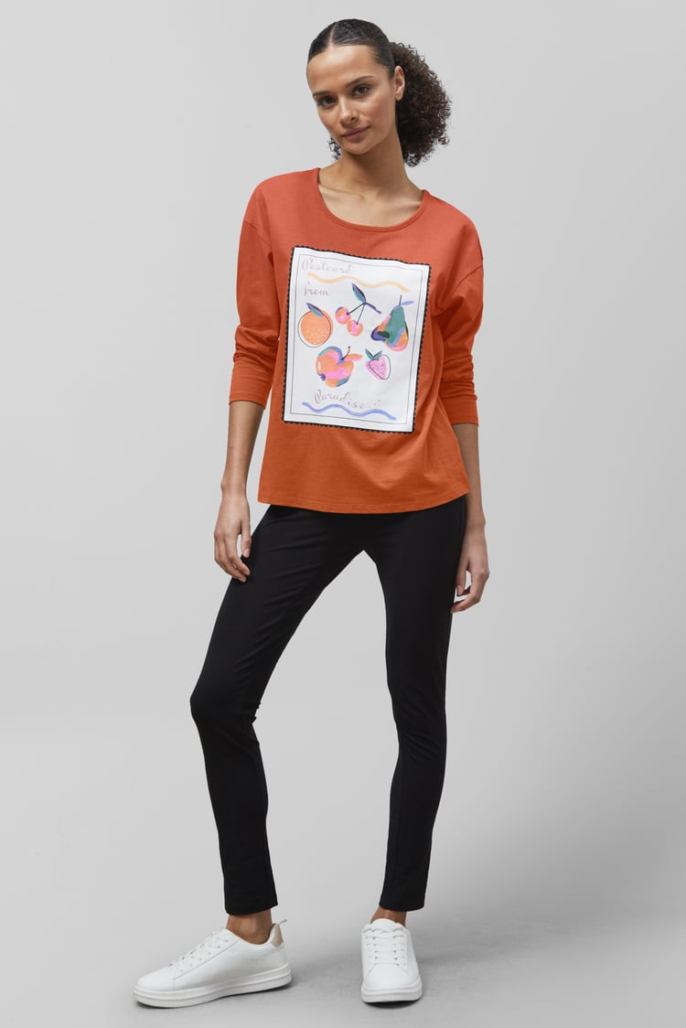 Post Card Printed T-Shirt