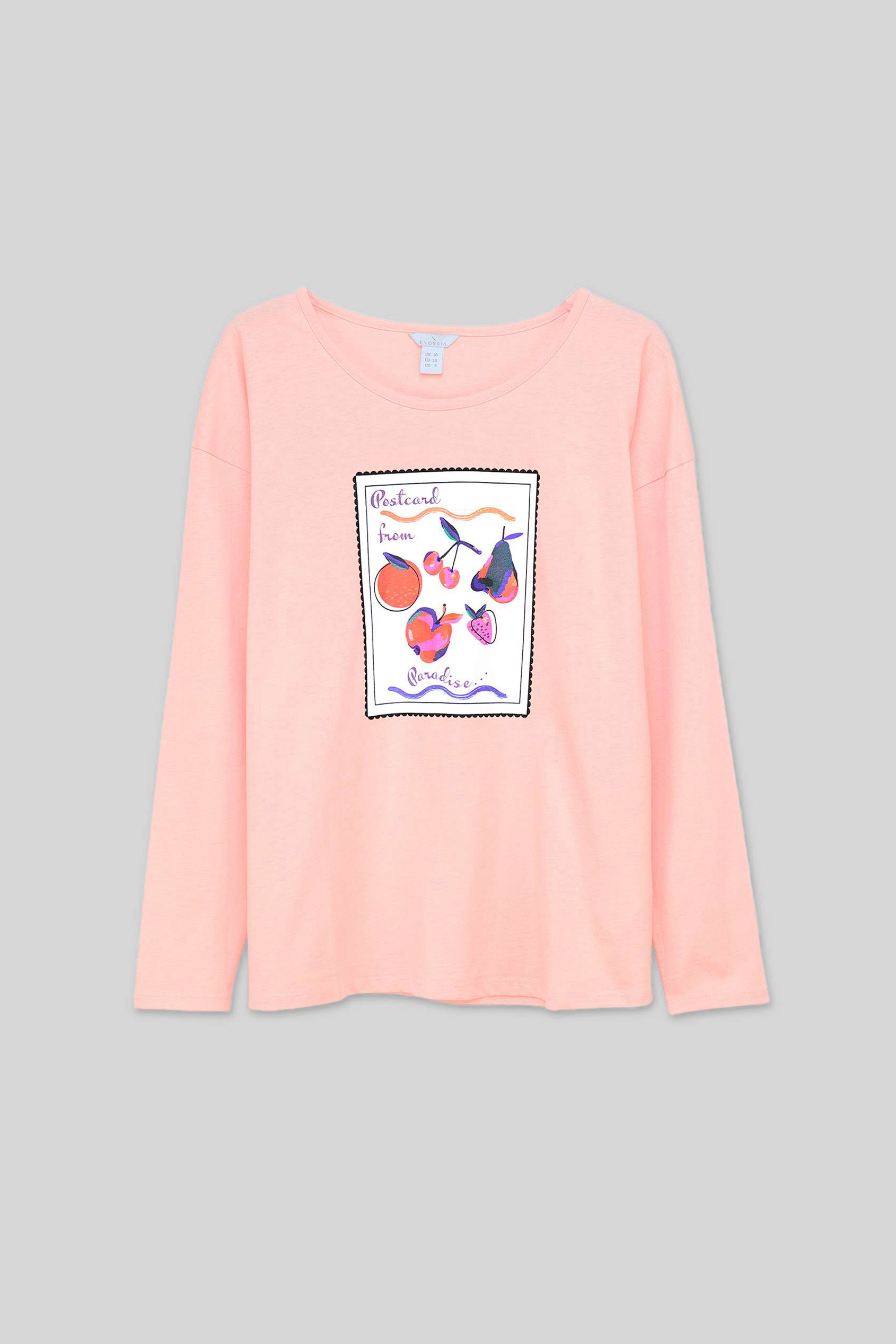 Post Card Printed T-Shirt