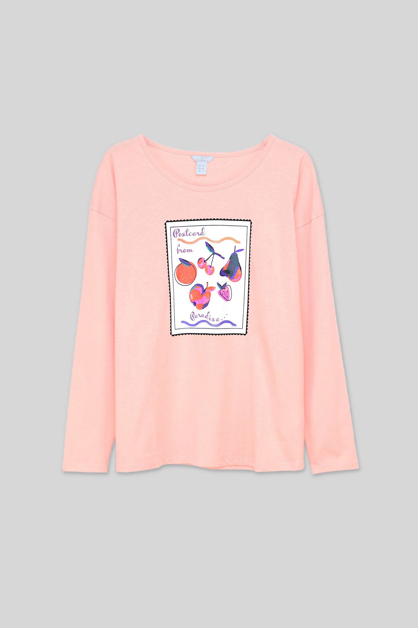 Post Card Printed T-Shirt