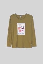 Post Card Printed T-Shirt