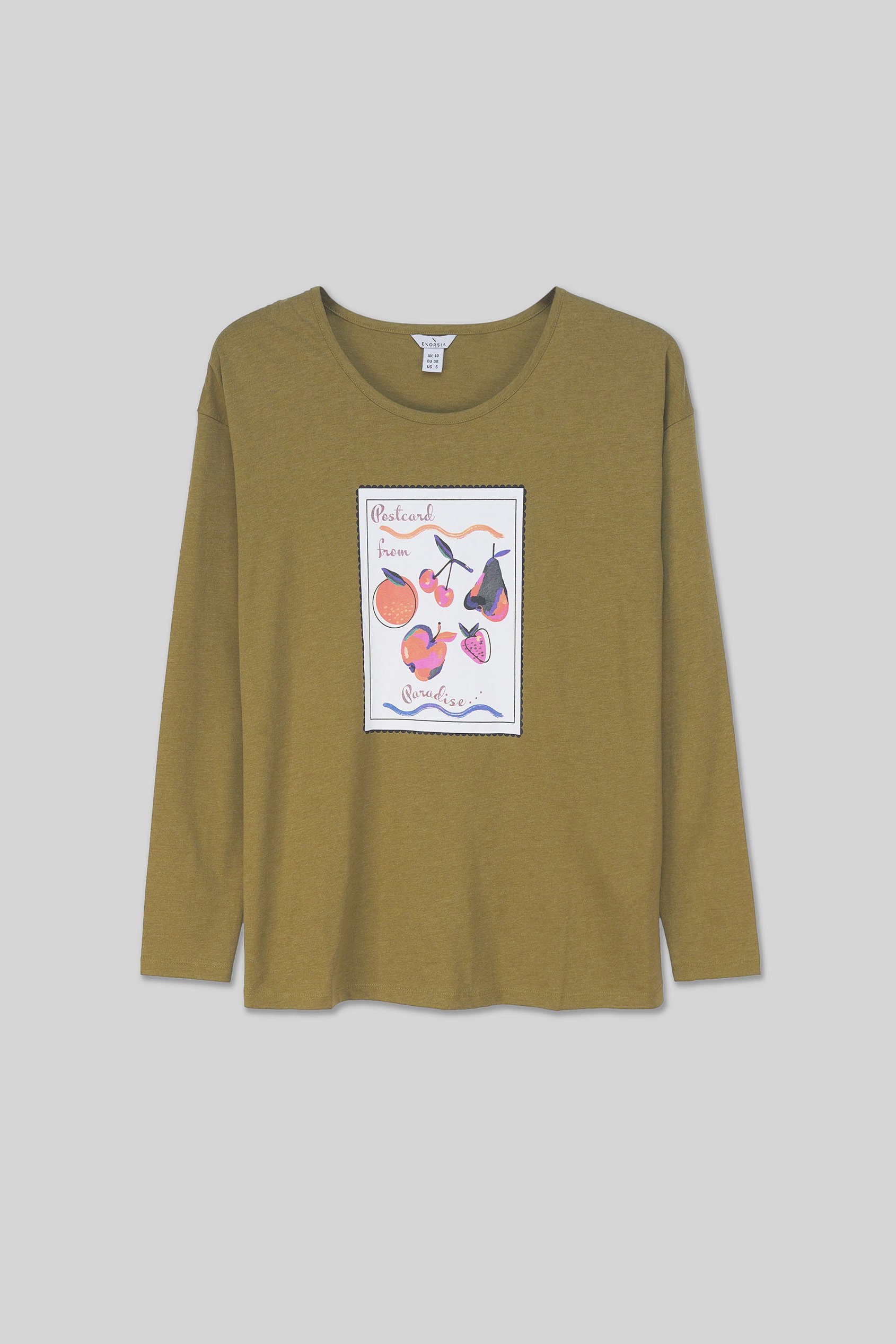 Post Card Printed T-Shirt