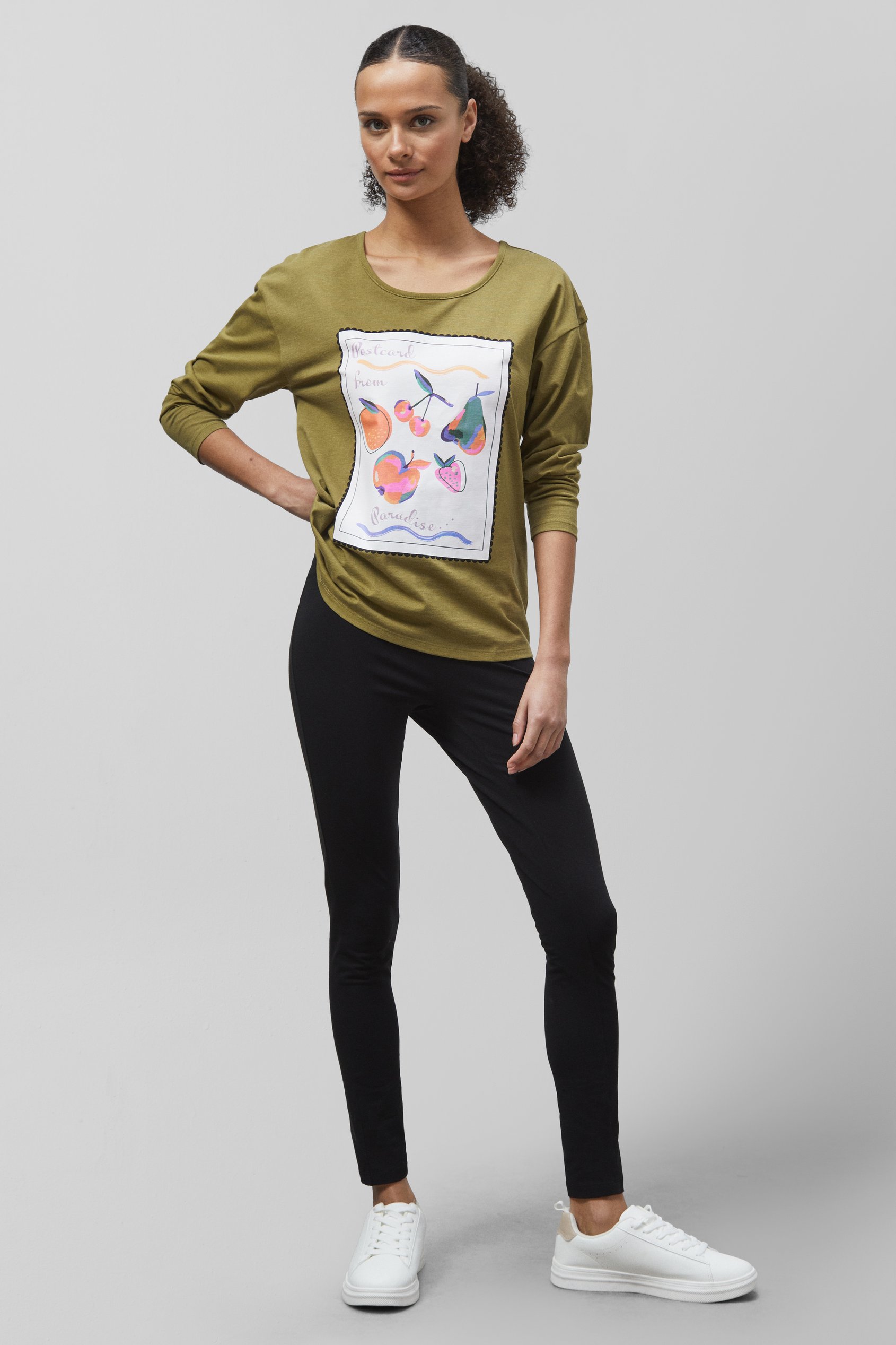 Post Card Printed T-Shirt