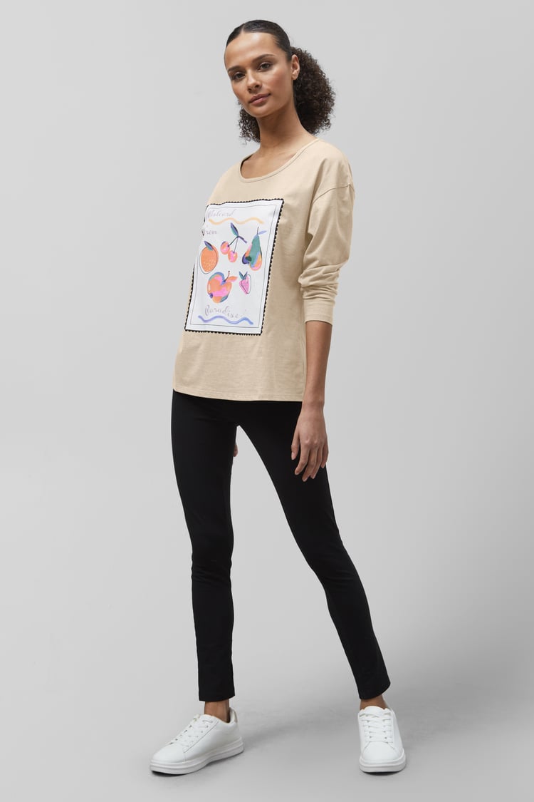 Post Card Printed T-Shirt