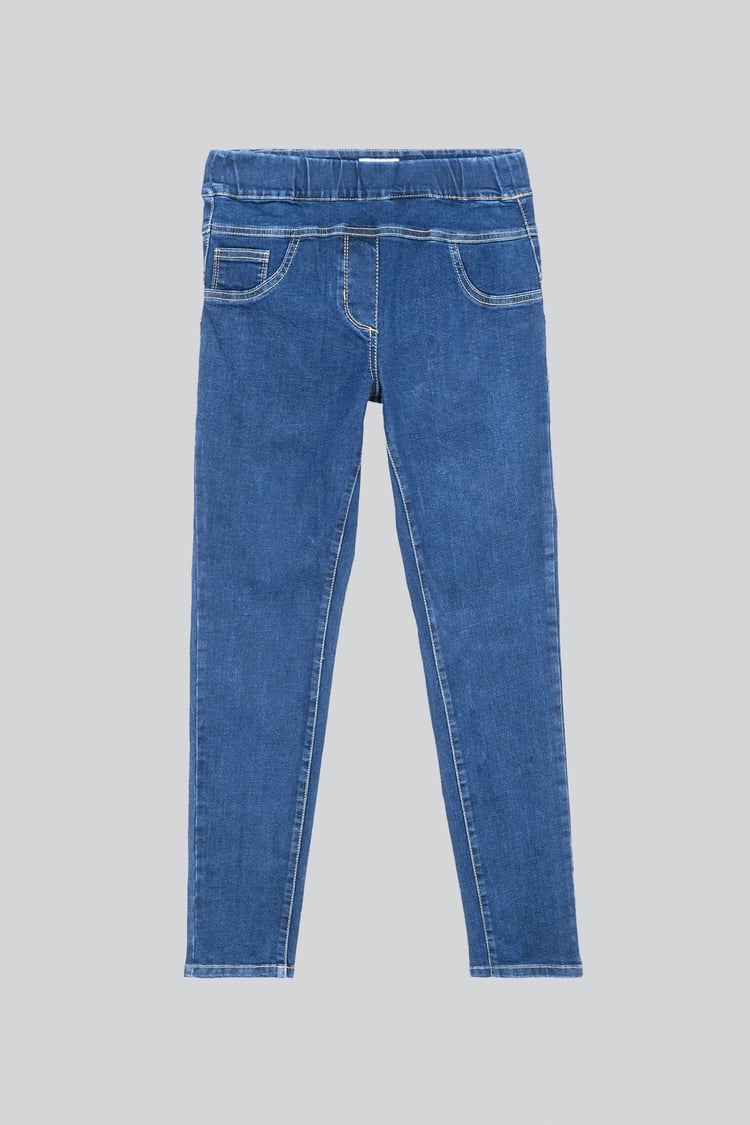 Super Stretch Pull-On Denim Leggings
