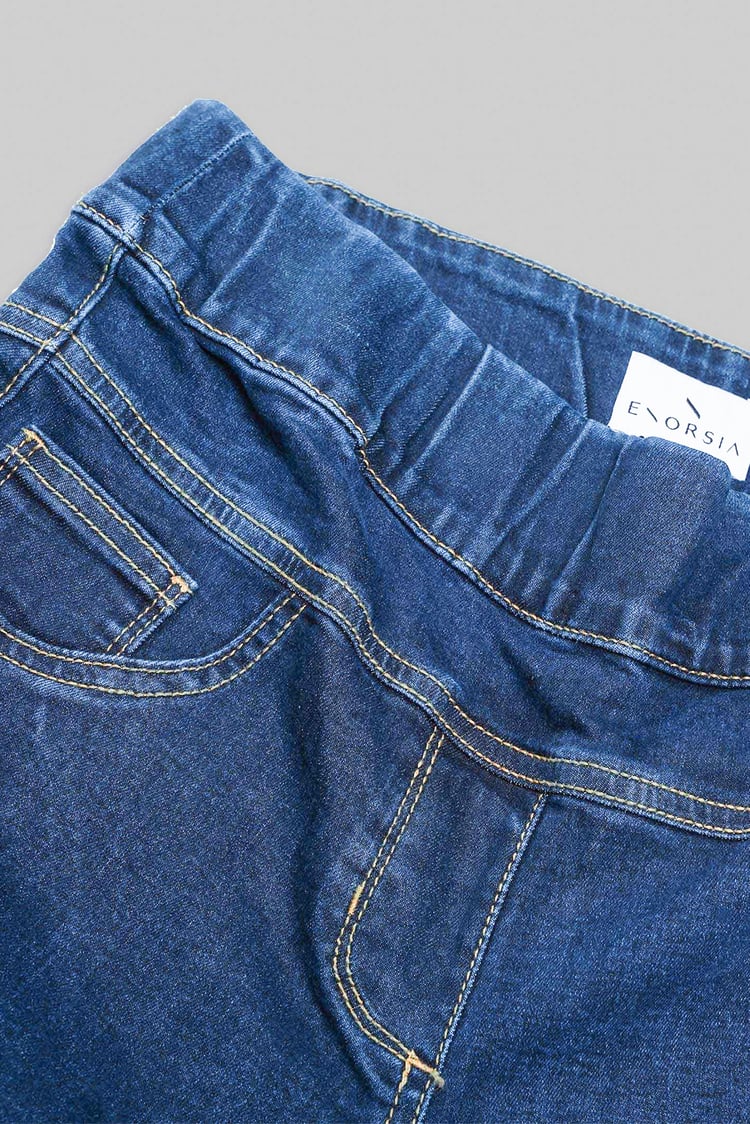 Super Stretch Pull-On Denim Leggings