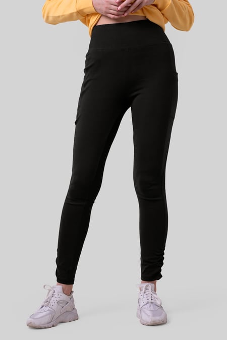 Black Rise And Shine Sculpting Pockets Leggings