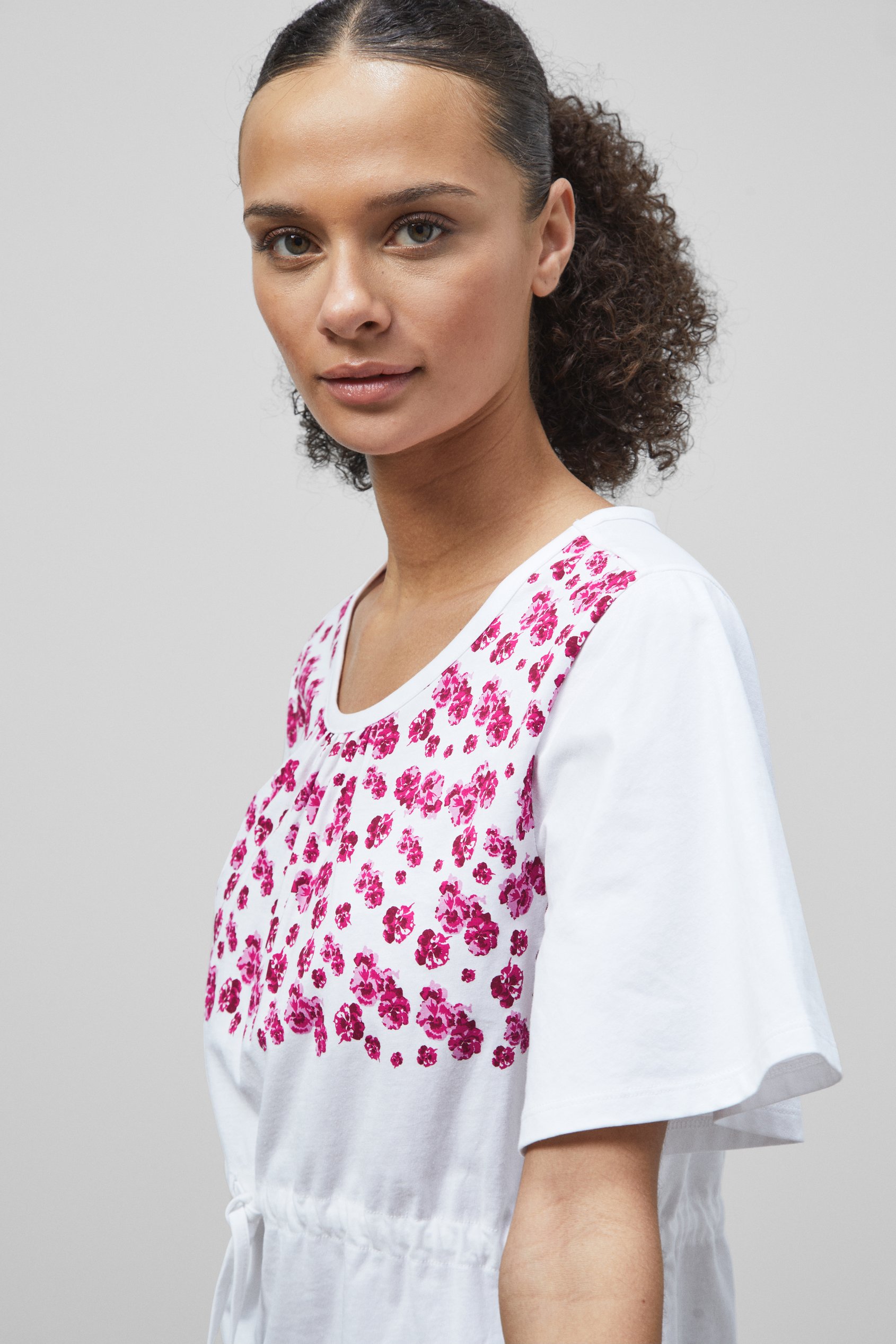Floral Chest Print T-Shirt