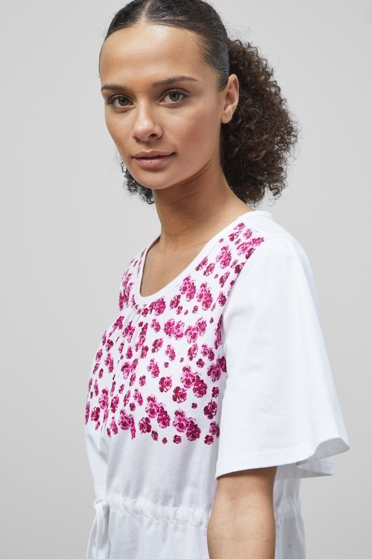 Floral Chest Print T-Shirt