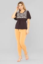 Floral Chest Print T-Shirt