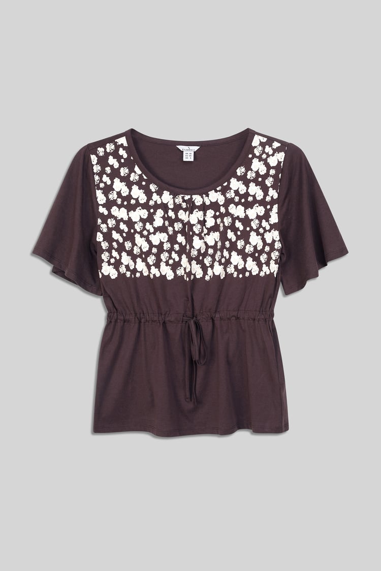 Floral Chest Print T-Shirt