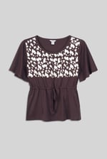 Floral Chest Print T-Shirt