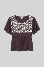 Floral Chest Print T-Shirt