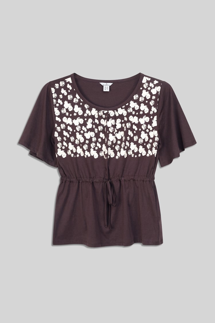 Floral Chest Print T-Shirt