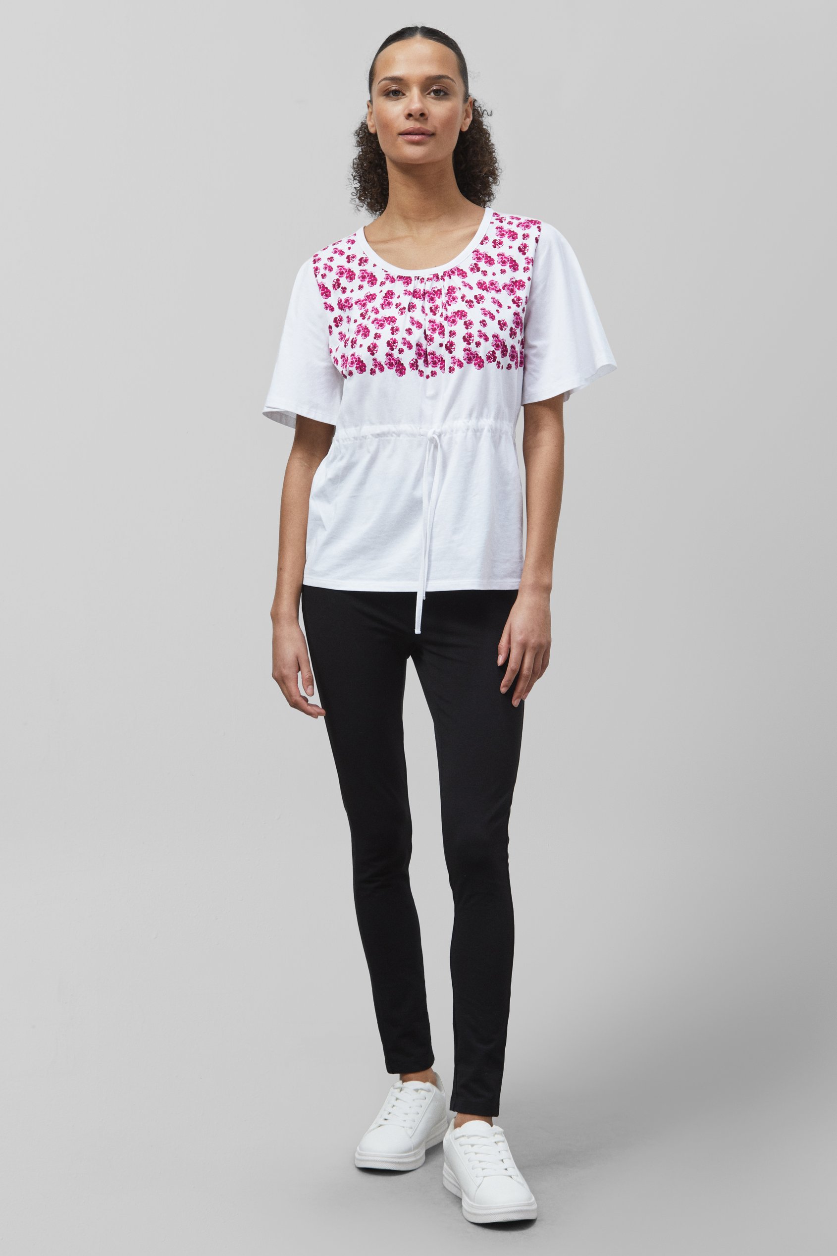 Floral Chest Print T-Shirt