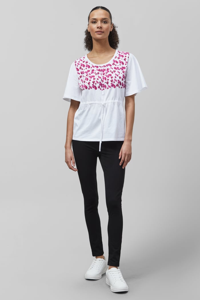 Floral Chest Print T-Shirt