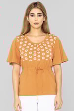 Floral Chest Print T-Shirt